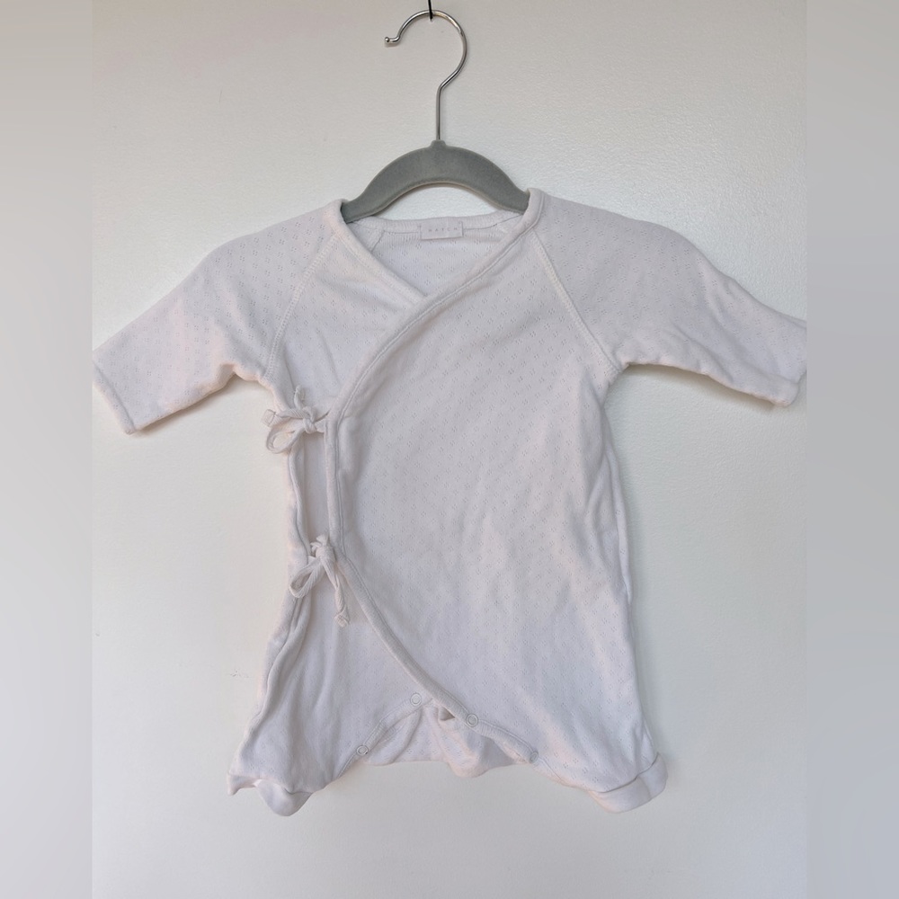 Hatch organics  kimono romper 0-3 months